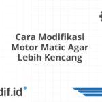 Cara Modifikasi Motor Matic Agar Lebih Kencang