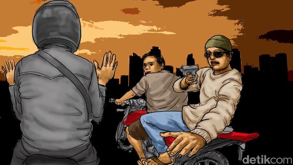 Begal Sadis Bogor: Pria Terancam, Polisi Buru Pelaku