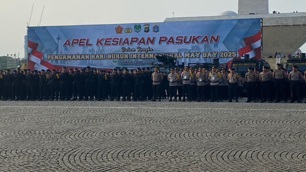 May Day 2025 Jakarta: 13 Ribu Personel Jaga Keamanan