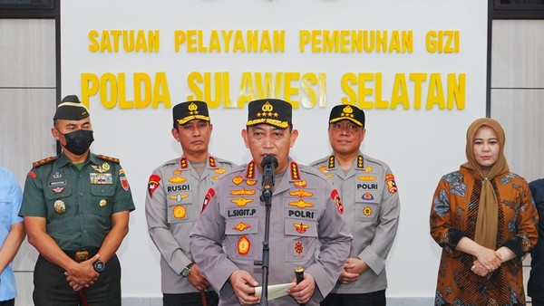 Kapolri Cek Kesiapan Polda Sulsel Dukung Program MBG