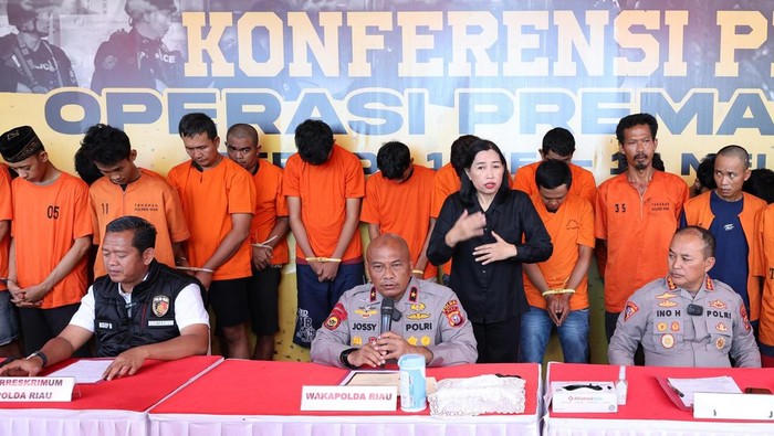 Polda Riau Bersihkan Preman & Geng Motor: 169 Ditangkap Dua Pekan