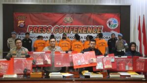 Serang Geger! 17 Tersangka Narkoba Ditangkap, Sabu-Tramadol Disita