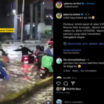 Banjir Jakarta Lumpuhkan Rasuna Said: Ratusan Motor Mogok!