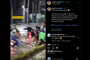 Banjir Jakarta Lumpuhkan Rasuna Said: Ratusan Motor Mogok!