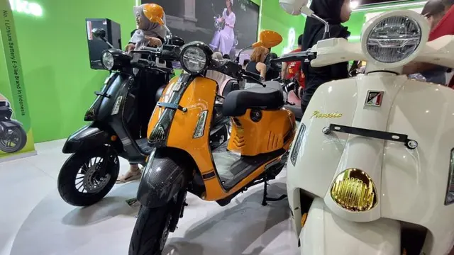 Motor Listrik Retro Picassio: Gaya Modern, Harga Rp 18 Jutaan!